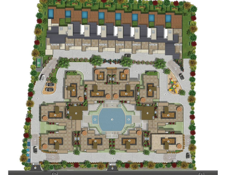 purva tiara villas purva tiara villas masterplan